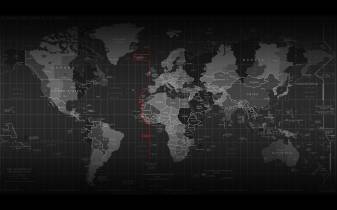 2560x1600 Dark World Map Wallpaper