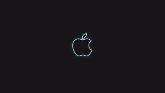 Minimal, Apple Logo, 4k Black Background images