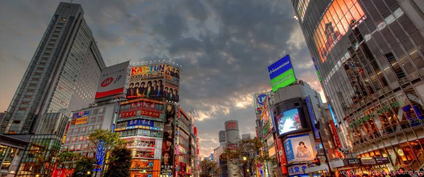 4k Japan City Scenes Backgrounds