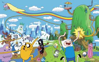 Adventure time Cartoon full hd Background