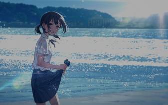 Anime Beach Wallpapers Pic high resulation