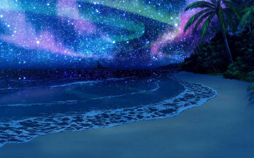 Best Anime Beach hd Backgrounds high defination