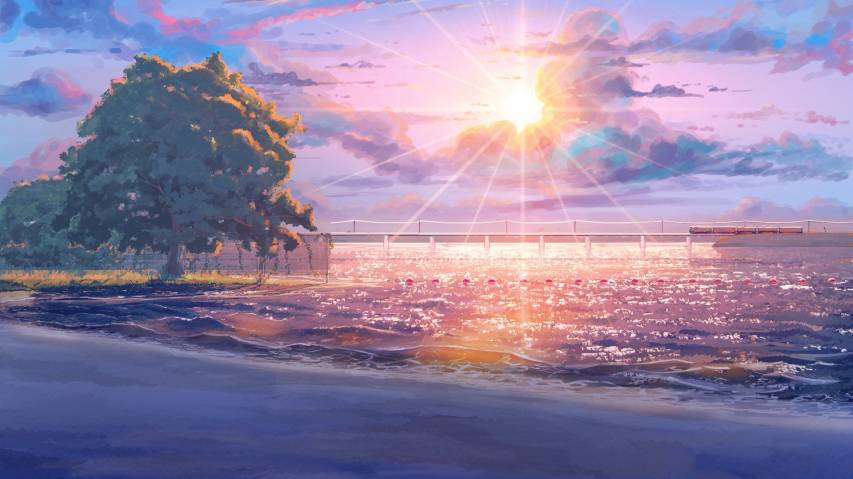 Anime Beach 1080p Beautiful Picture Backgrounds
