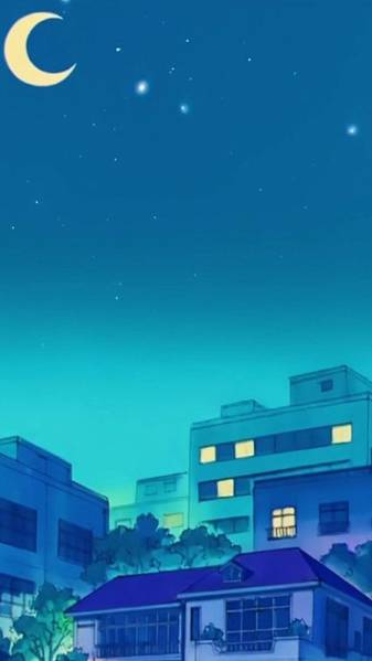Anime City Landscape iPhone Wallpapers