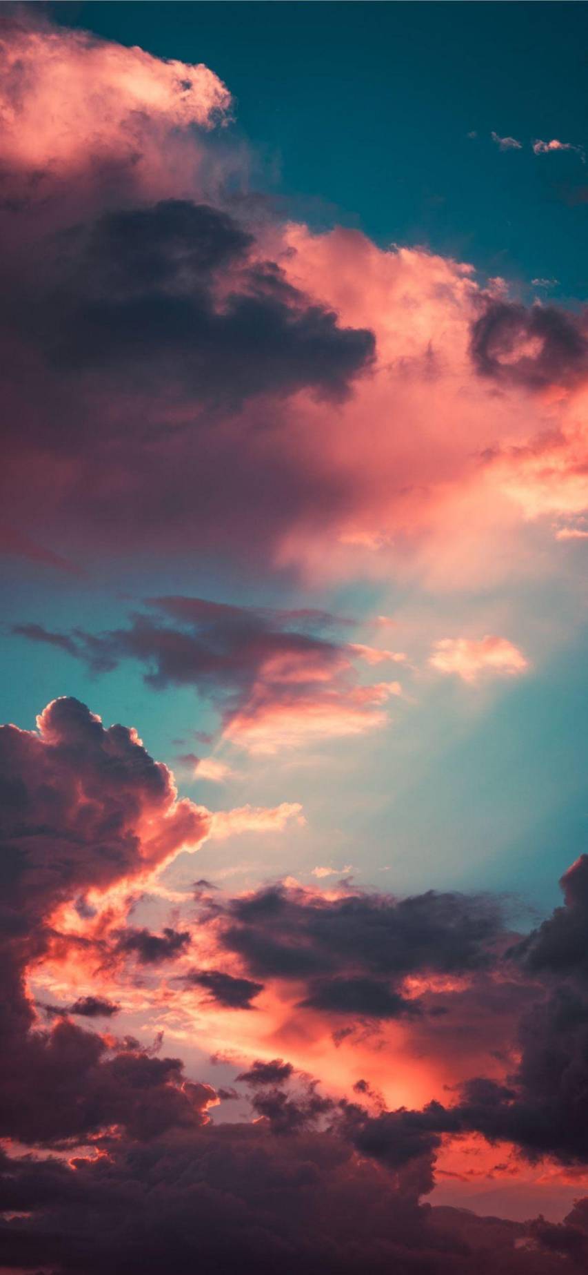Cloudy Sunset Wallpaper Download  MOONAZ