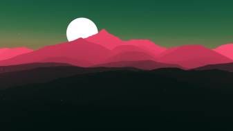 Minimal, Aesthetic Moon 1080p Wallpaper Pictures