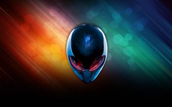 Colors Background of Alienware Wallpaper