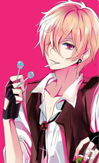 Pink Aesthetic Anime Boys Wallpapers Png for Mobile