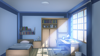 Awesome Anime Bedroom Landscape Wallpapers 720p Mobile
