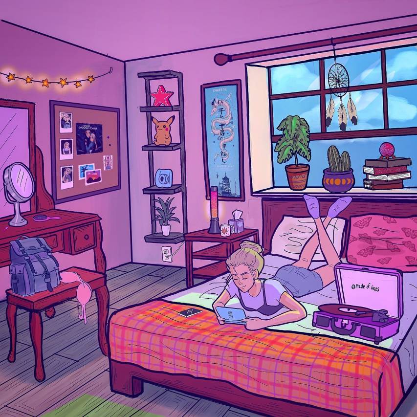 Aesthetic Finds  Anime room  Source Pinterest  Facebook