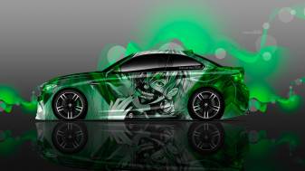 Green Abstract,  Aesthetic Anime Car Wallpapers