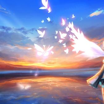 Anime Nature Dual Monitor Wallpapers