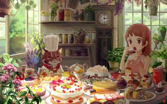 Cute hd Anime food Backgrounds image