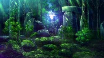 Download Anime image Forest Wallpaper