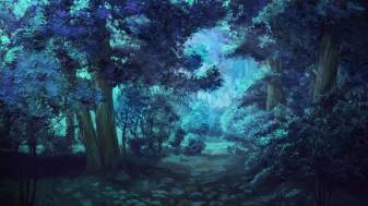 Cool Anime Forest Desktop Background