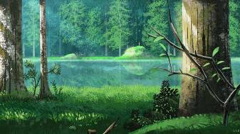 Most Popular Anime Forest Background Desktop