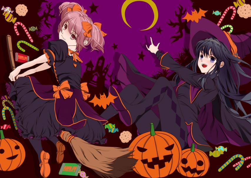 Aesthetic Anime Halloween Wallpaper for Pc