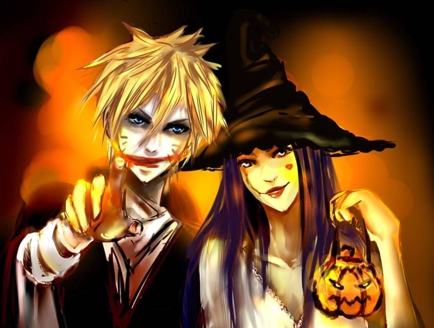 High Anime Halloween Hd Background