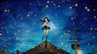 Legendary Moments Under the Stars with Anime Night Sky Design