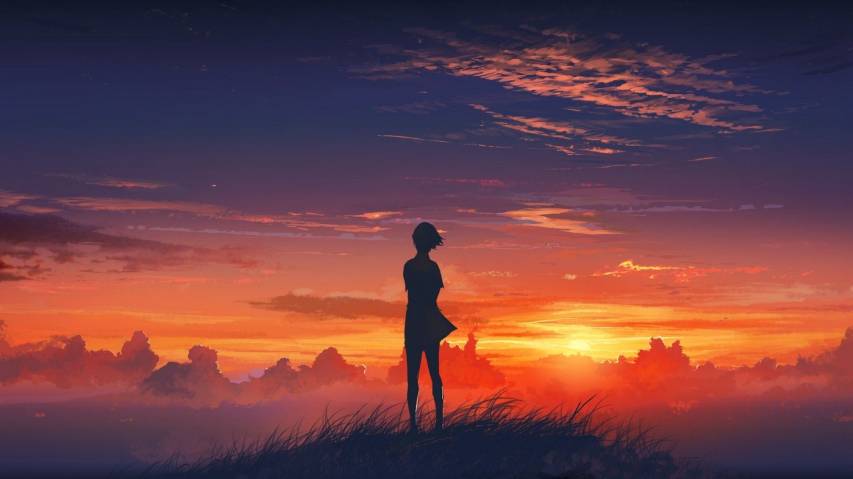 Anime, Sunrise, 1080p Sunset hd Wallpapers