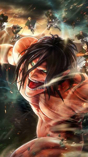 Awesome Attack on Titan iPhone Wallpaper