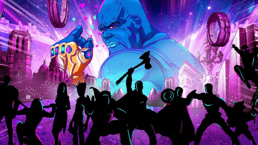 4k Anime Artwork Avengers endgame Backgrounds