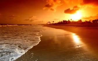 Aesthetic Sunset and Beach Wallpaper for desktop