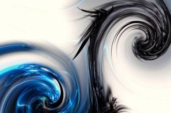 Abstract Black and Blue Wallpaper Pic for iPad