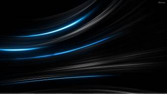 Abstract Black and Blue Wallpaper