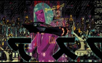 4k Neon Blade Runner 2049 Background free for