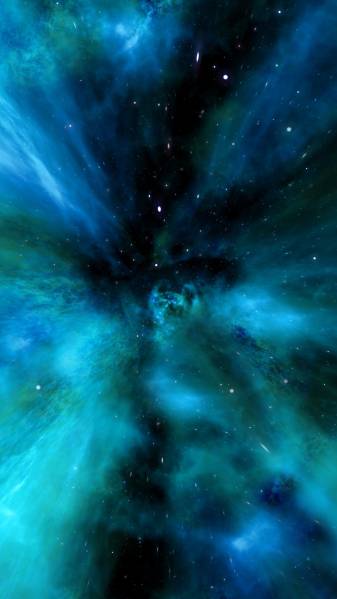 Beautiful Blue Galaxy iPhone Wallpaper Photos