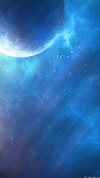 Super Blue Space Wallpapers for iPhone