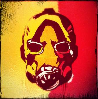 Cool Borderlands 3 Mask Art Wallpapers for iPad