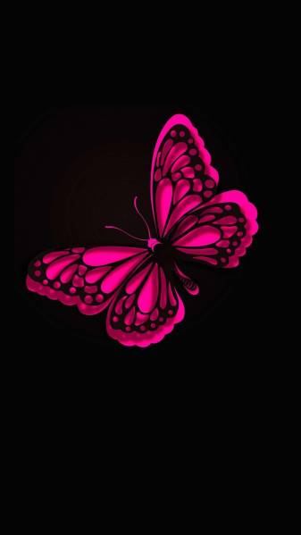 Butterfly Pink Abstract Wallpapers for iPhone
