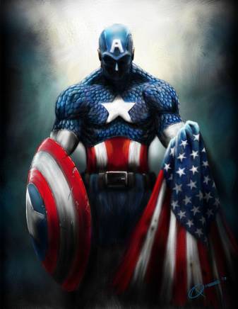 Captain America Background for Phone