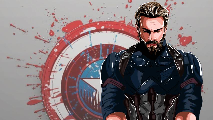 Art Captain America 4k hd Game Wallpaper