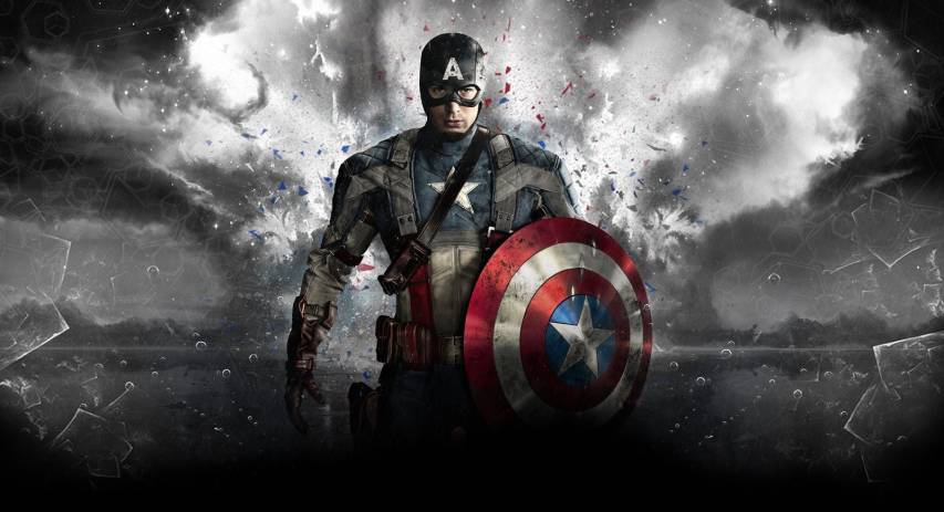 Dark Aesthetic Captain America Wallpaper free Desktop image