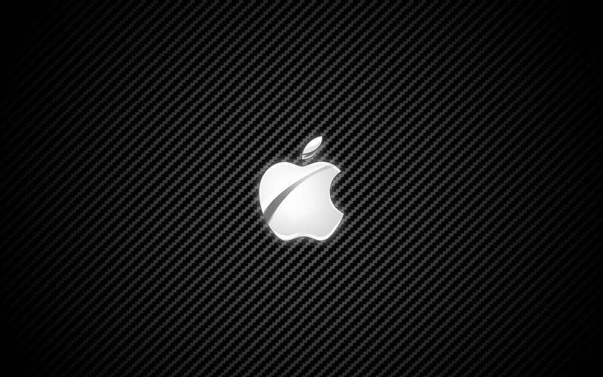 Apple logo Carbon Fiber Desktop Wallpapers
