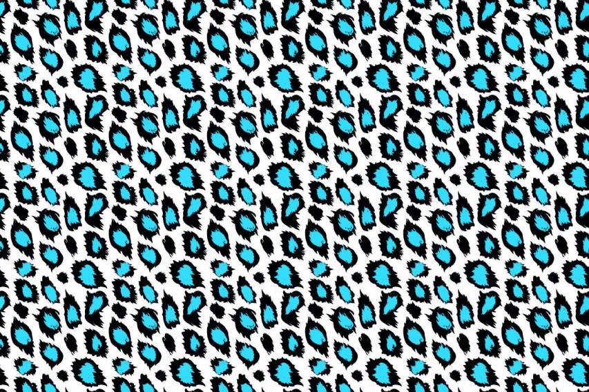 Blue Cheetah or Leopard Print hd Wallpaper