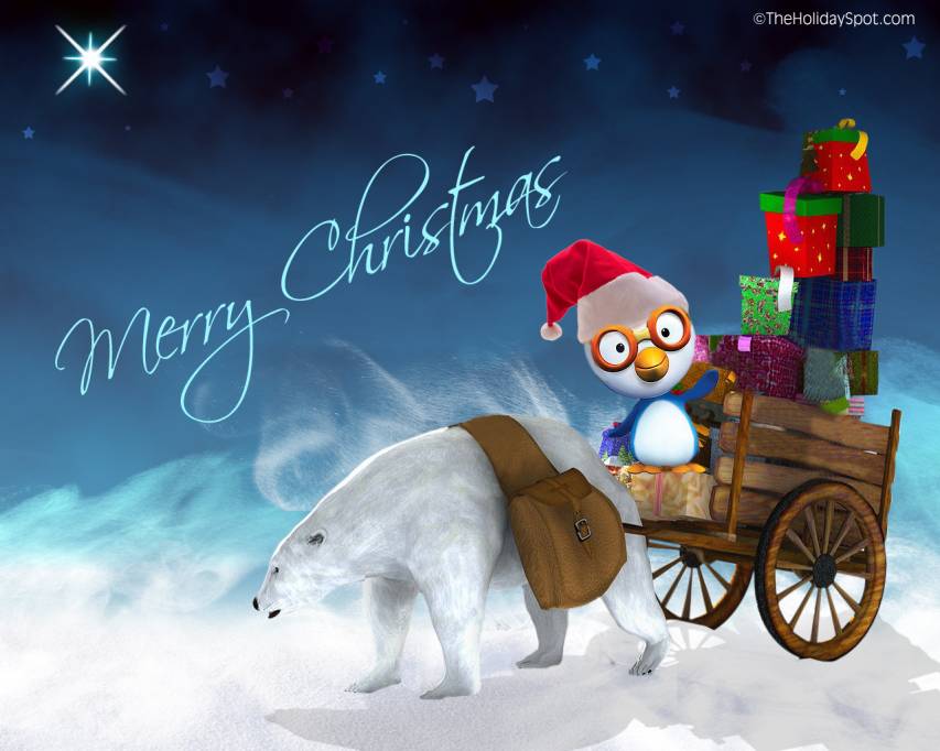 Christmas Santa Claus Background for New Tab