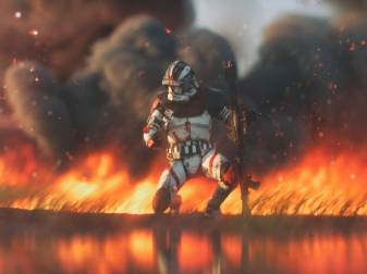 Amazing Clone Trooper Backgrounds, Art, Fire, Star wars