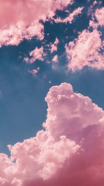 Beautiful Pink Clouds Aesthetic Wallpapers for iPhone