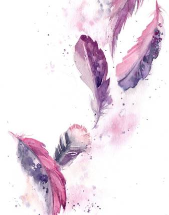 Art, Colorful Feather Picture for Phone