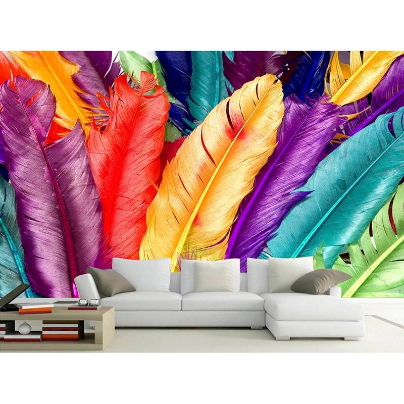 Download Colorful Feathers Photo