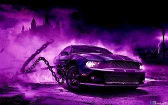 Cool Background, Purple Aesthetic Car image for Pc