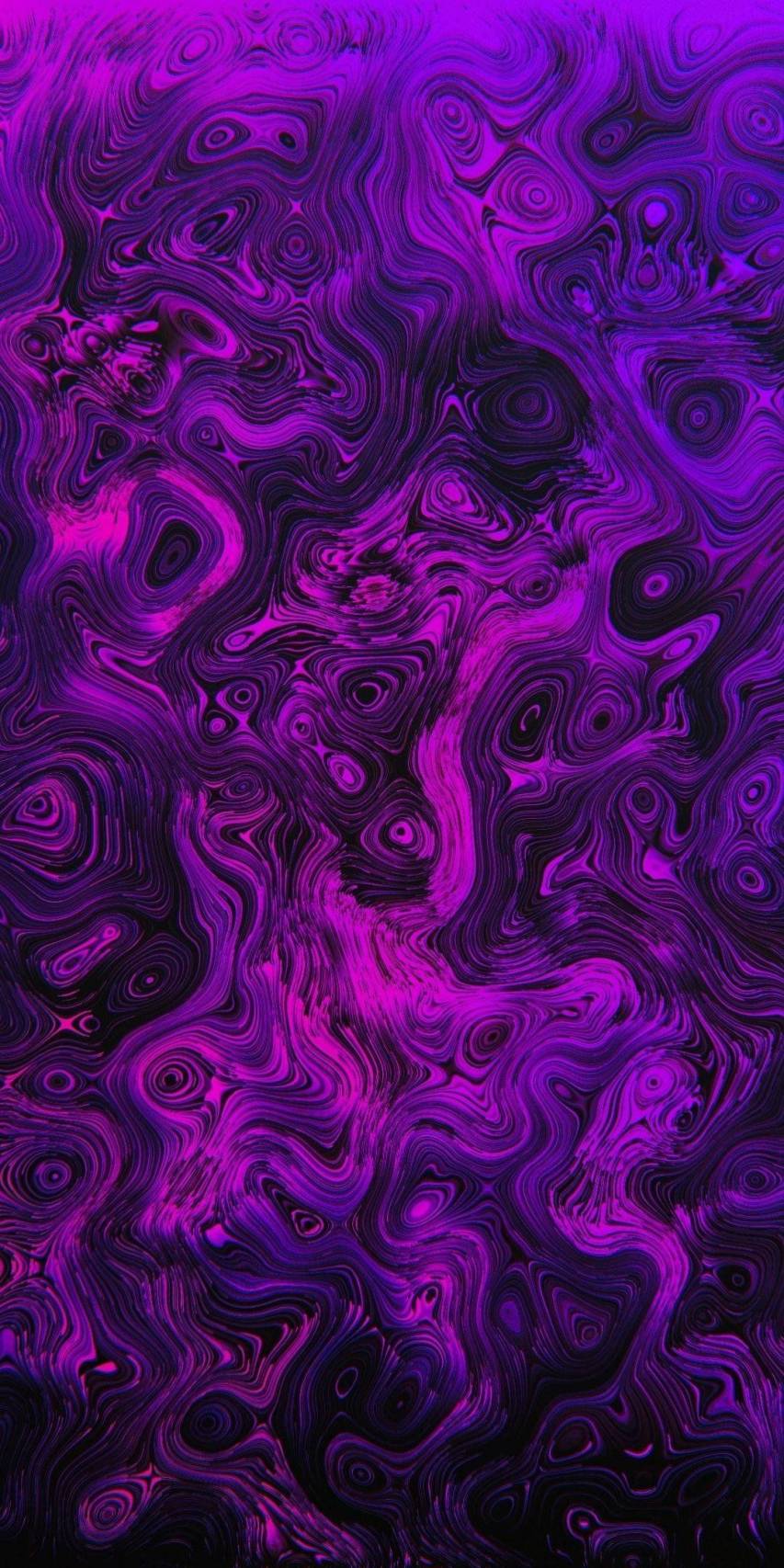 Super Purple Aesthetic Trippy Picture free for iPhone
