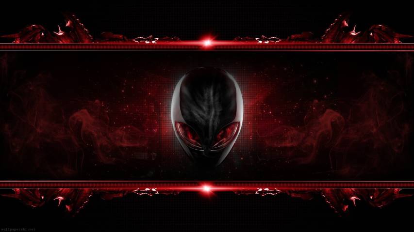 Cool Red Alienware 1080p Background Pictures