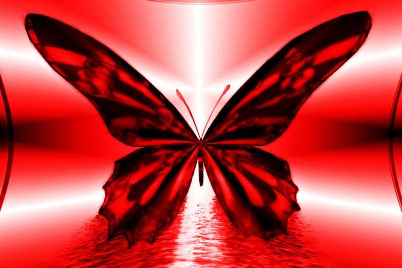 Cool Red and Black Butterfly hd Wallpapers