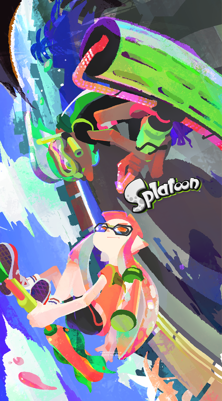 Splatoon Phone Wallpaper by 七井 Pixiv  Mobile Abyss