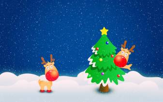 Cute Christmas Minimal Wallpapers high Size